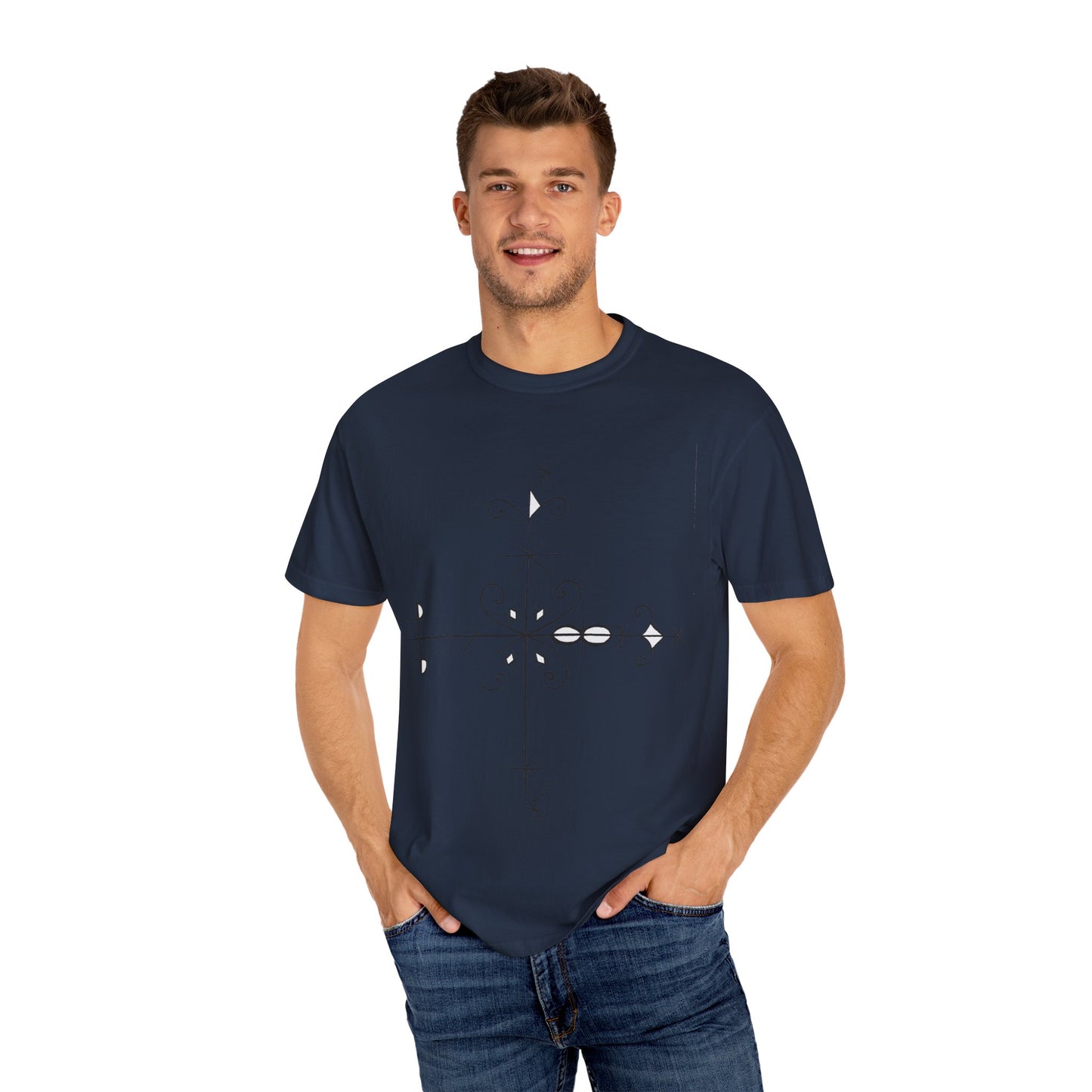 Unisex Kafou legba Dyed T-shirt