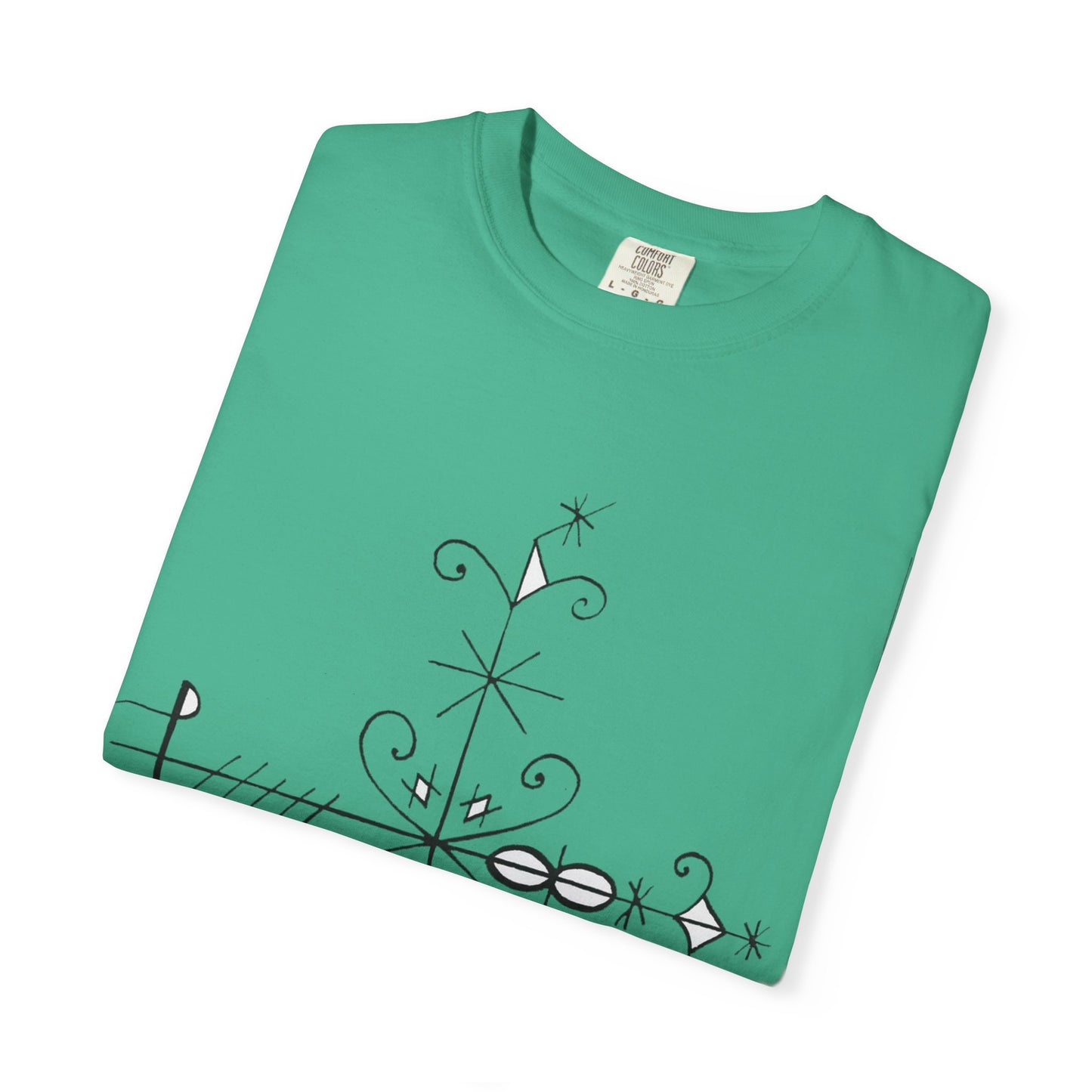 Unisex Kafou legba Dyed T-shirt