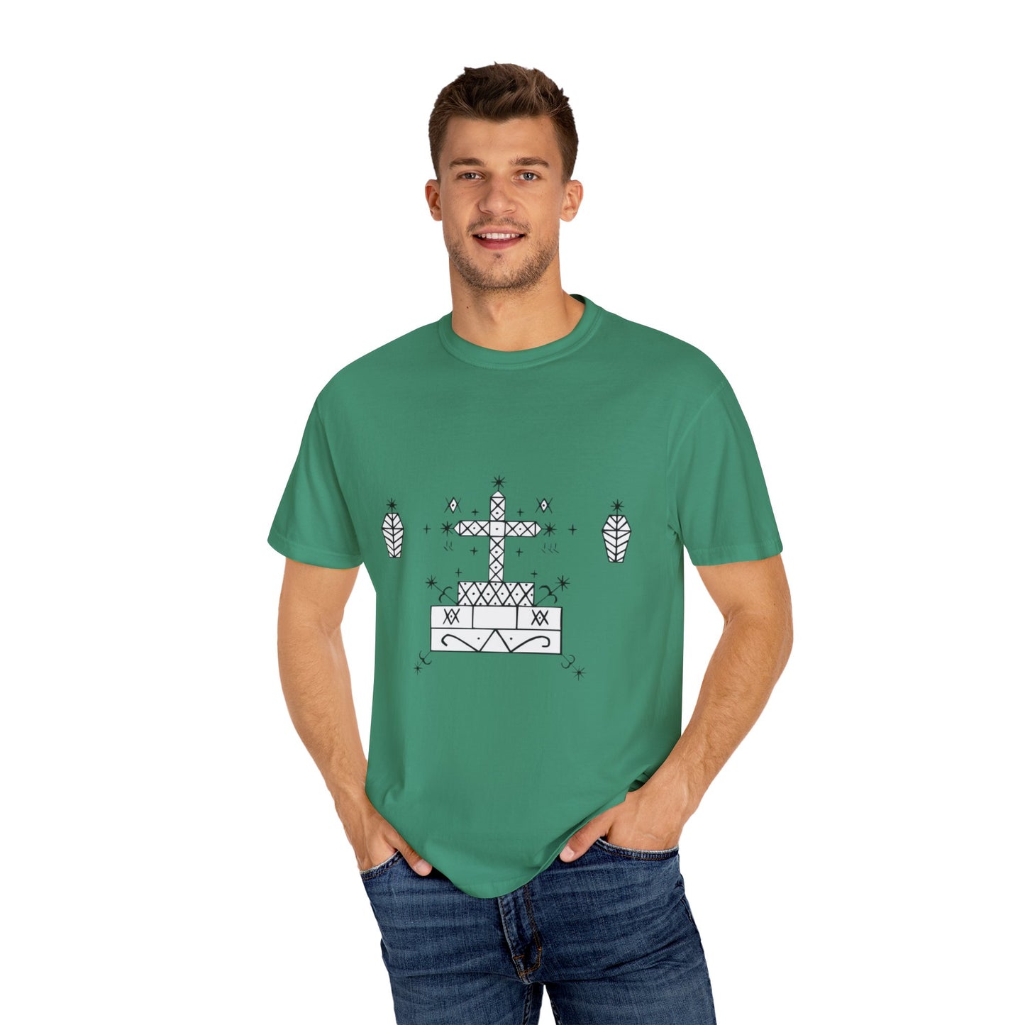 Unisex Baron Samedi Dyed T-shirt