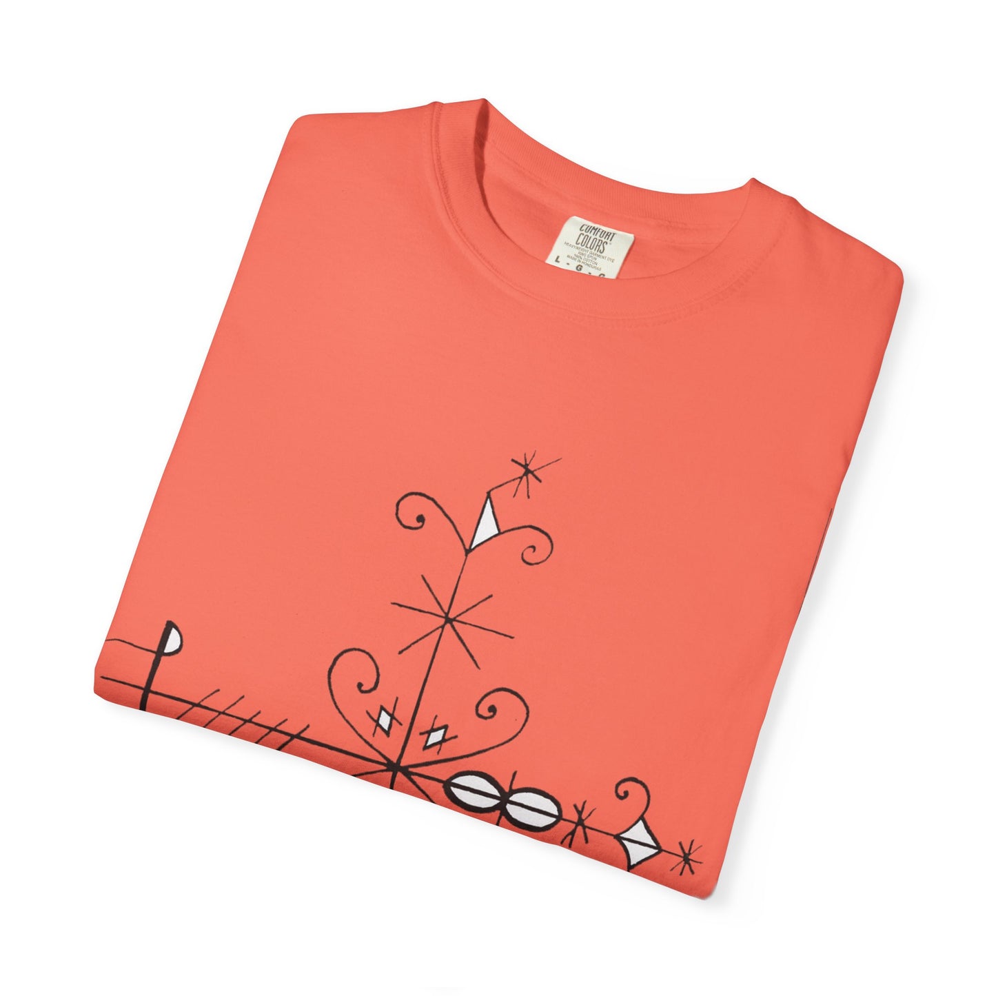 Unisex Kafou legba Dyed T-shirt