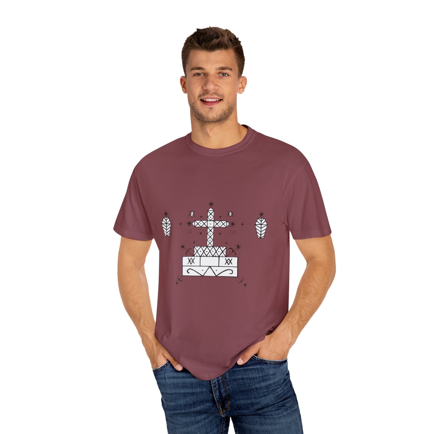 Unisex Baron Samedi Dyed T-shirt