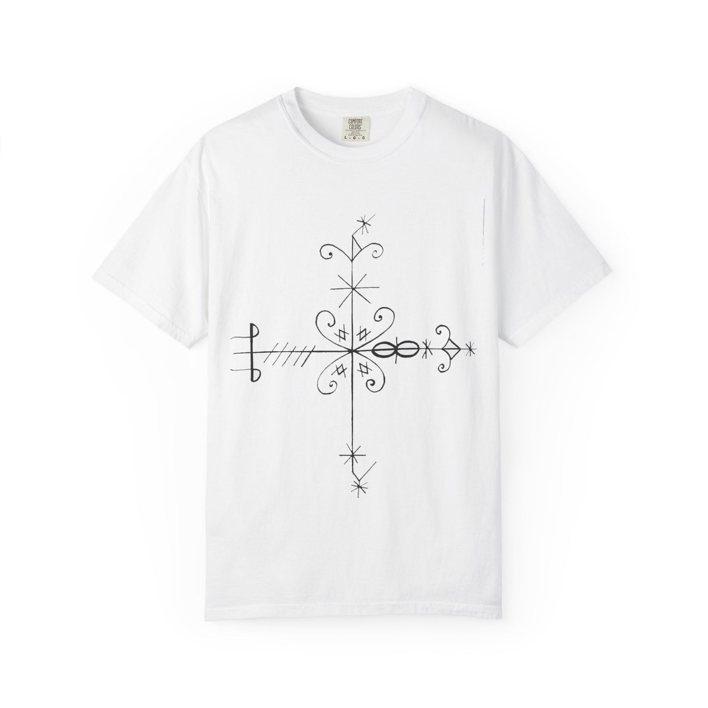 Unisex Kafou legba Dyed T-shirt