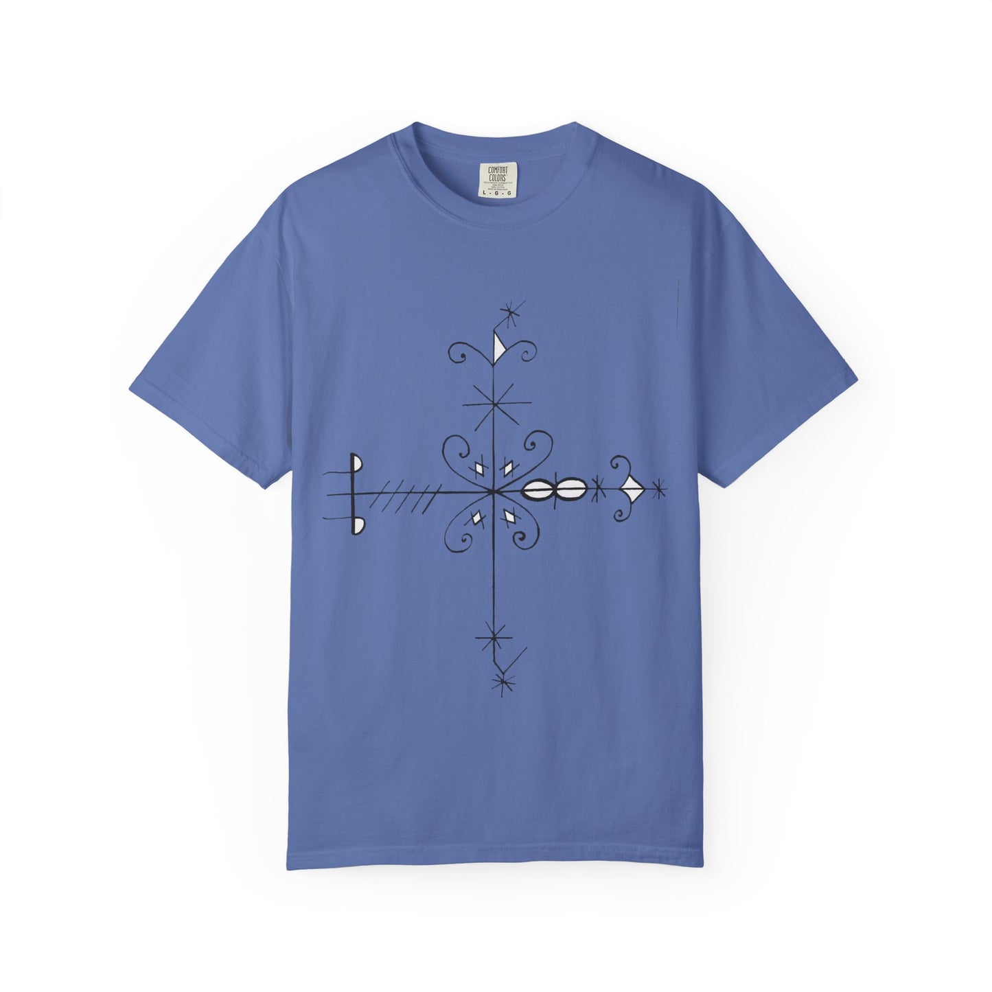 Unisex Kafou legba Dyed T-shirt