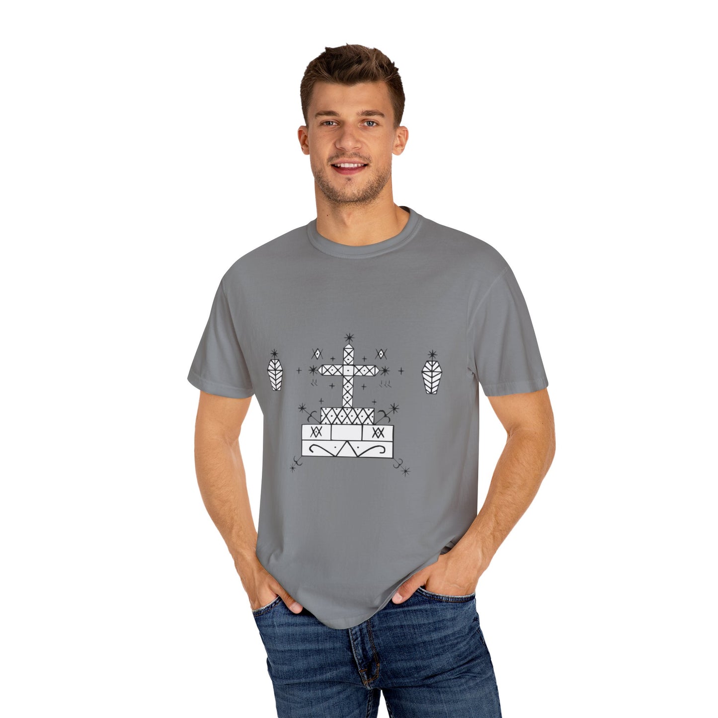 Unisex Baron Samedi Dyed T-shirt