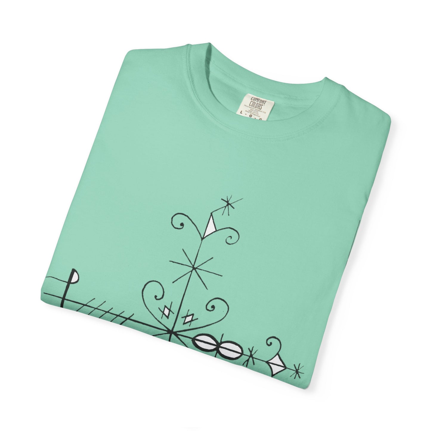 Unisex Kafou legba Dyed T-shirt