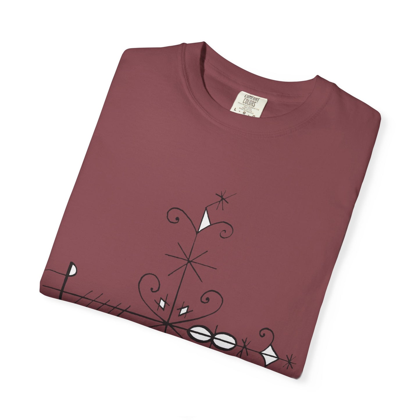 Unisex Kafou legba Dyed T-shirt