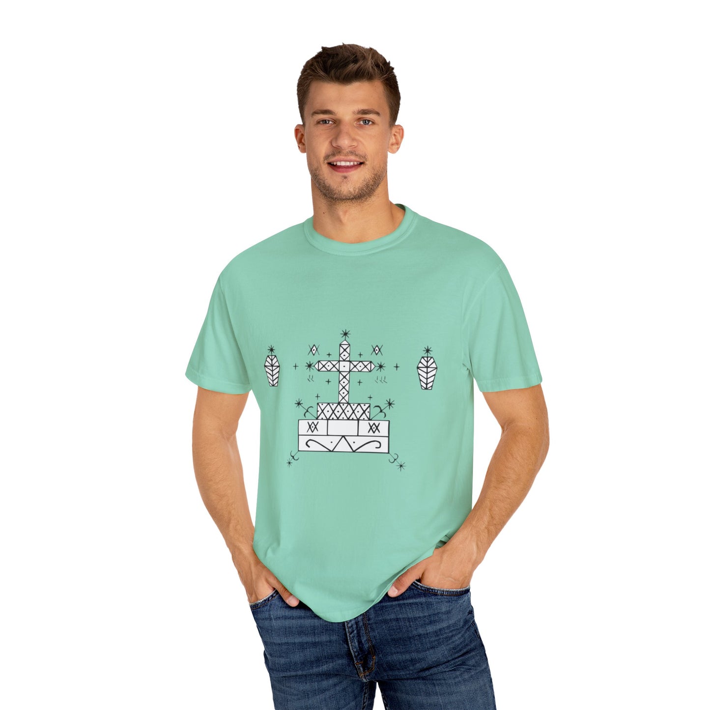 Unisex Baron Samedi Dyed T-shirt