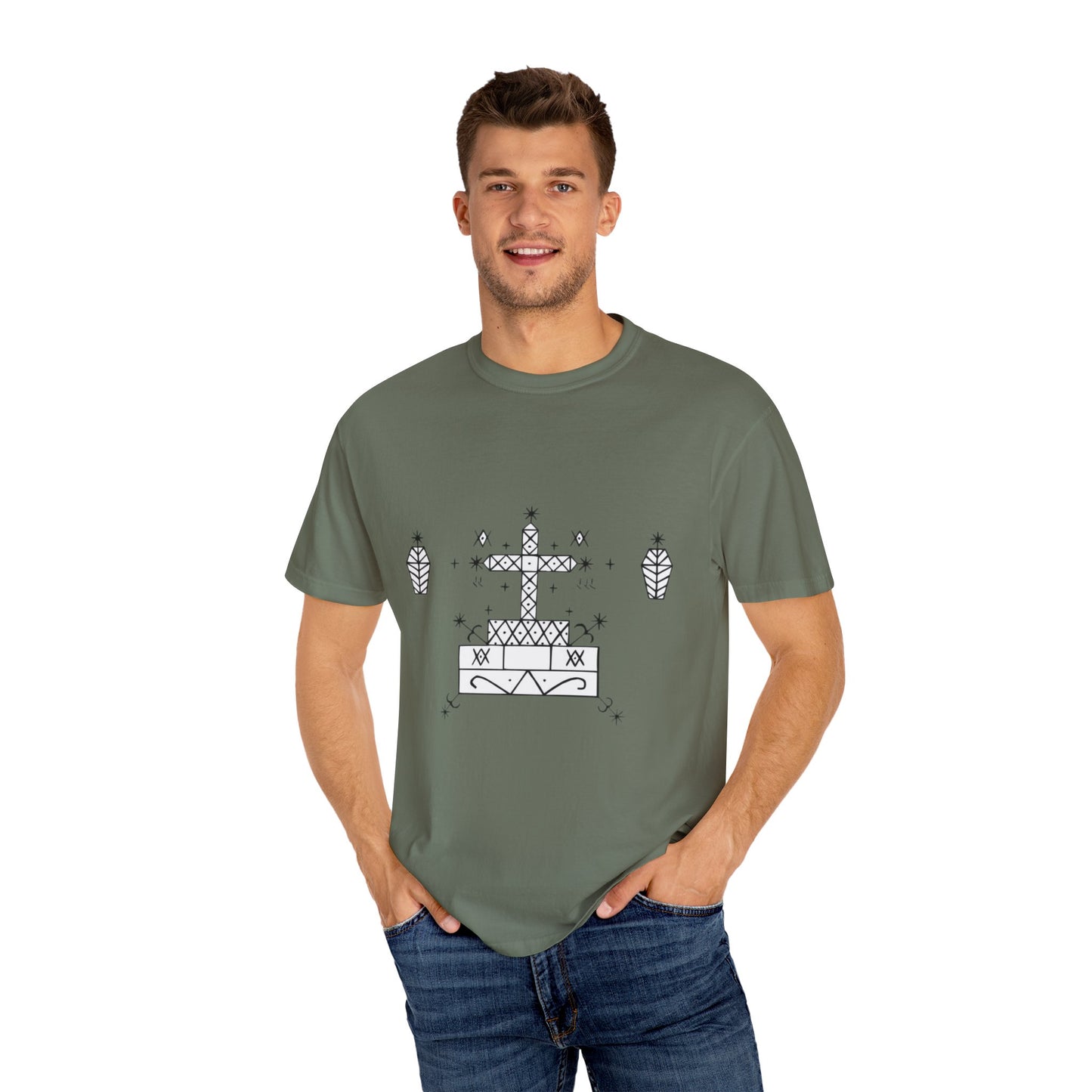 Unisex Baron Samedi Dyed T-shirt