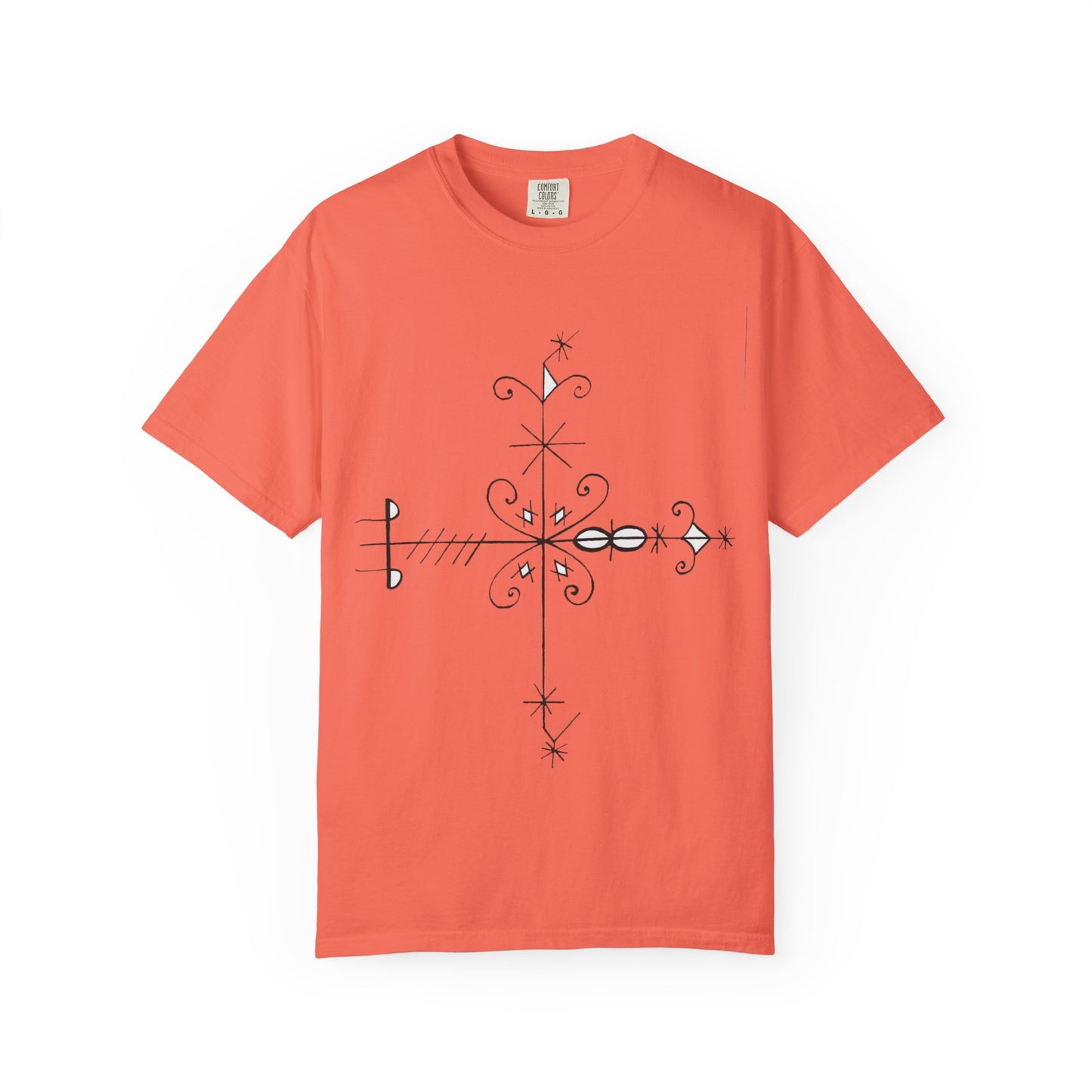 Unisex Kafou legba Dyed T-shirt