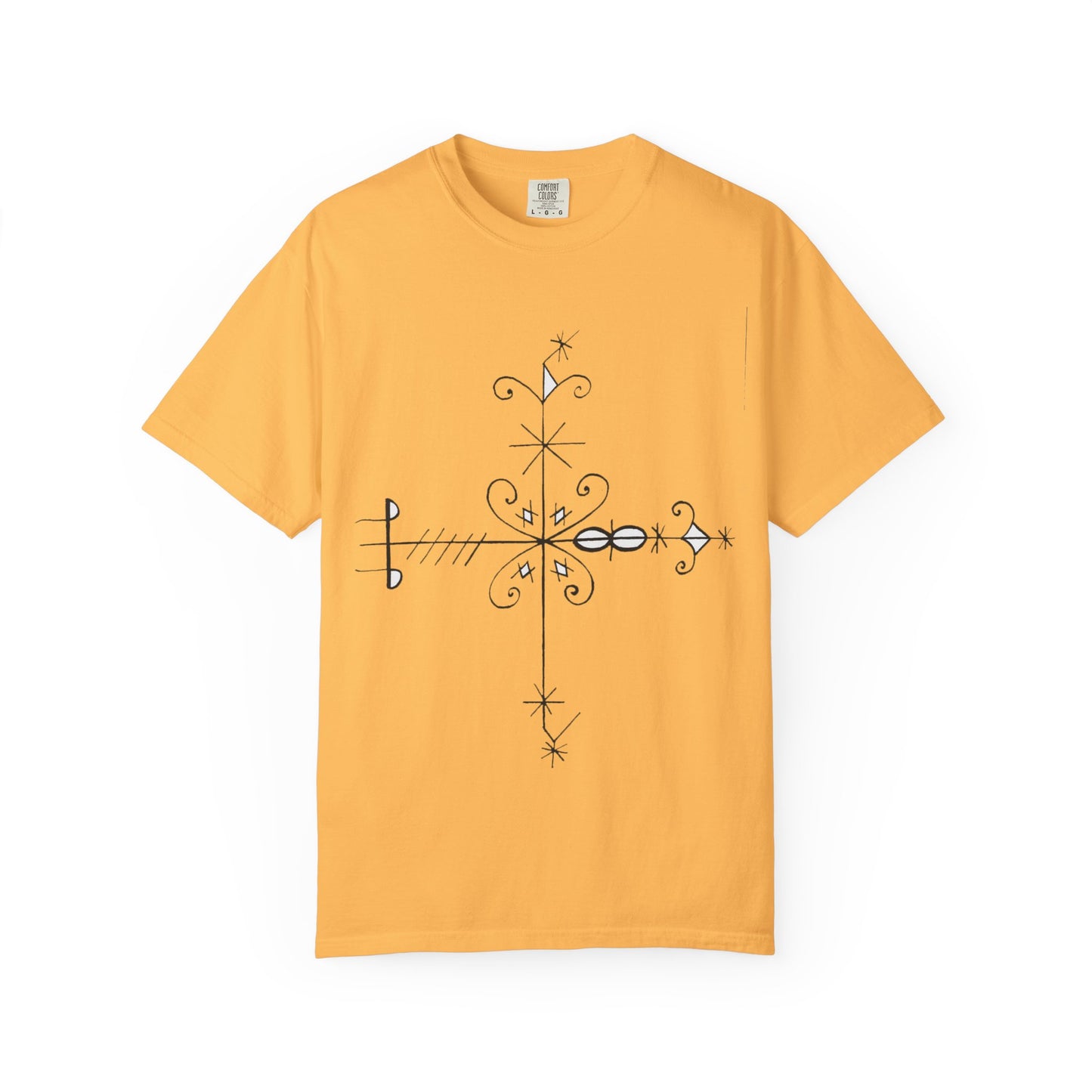 Unisex Kafou legba Dyed T-shirt