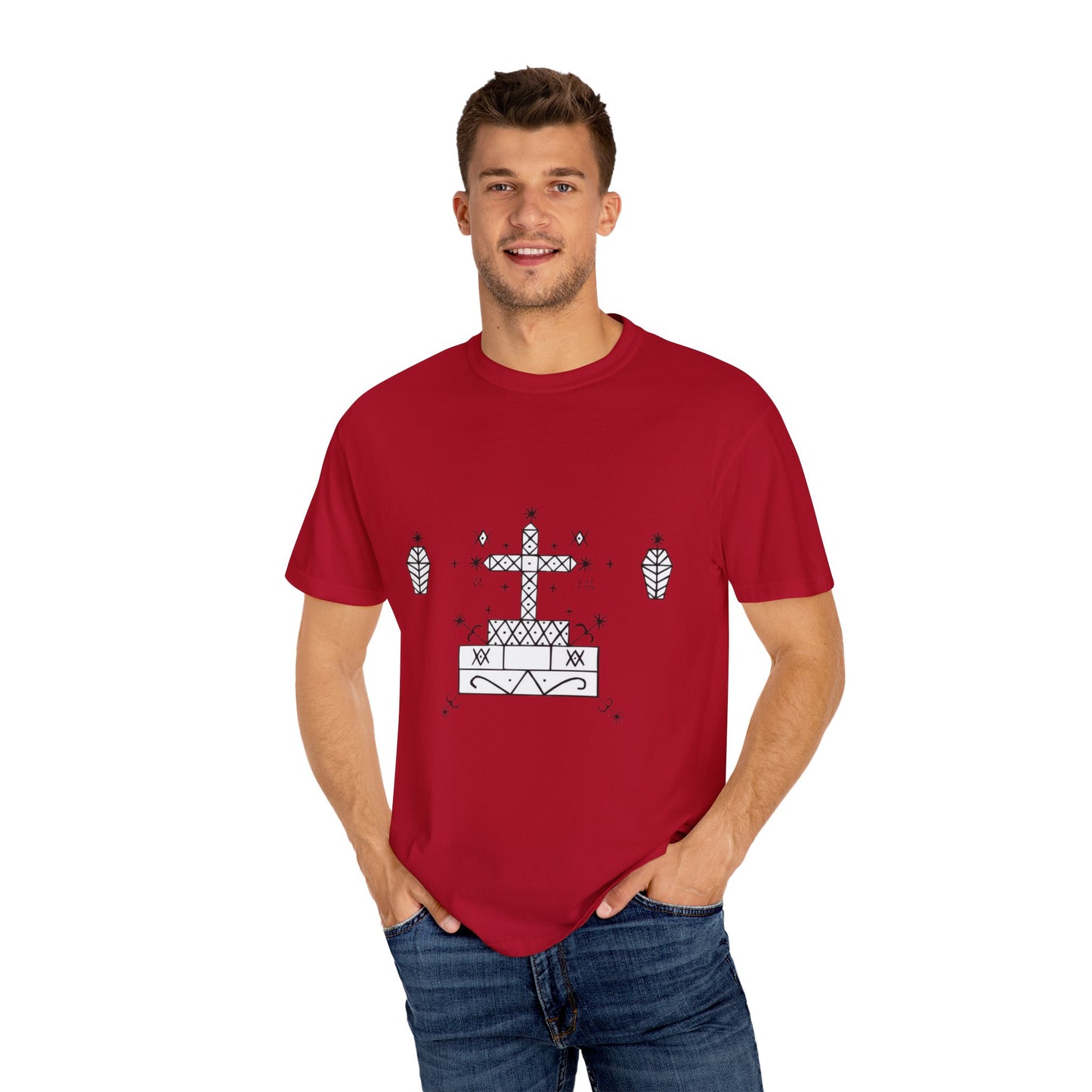 Unisex Baron Samedi Dyed T-shirt