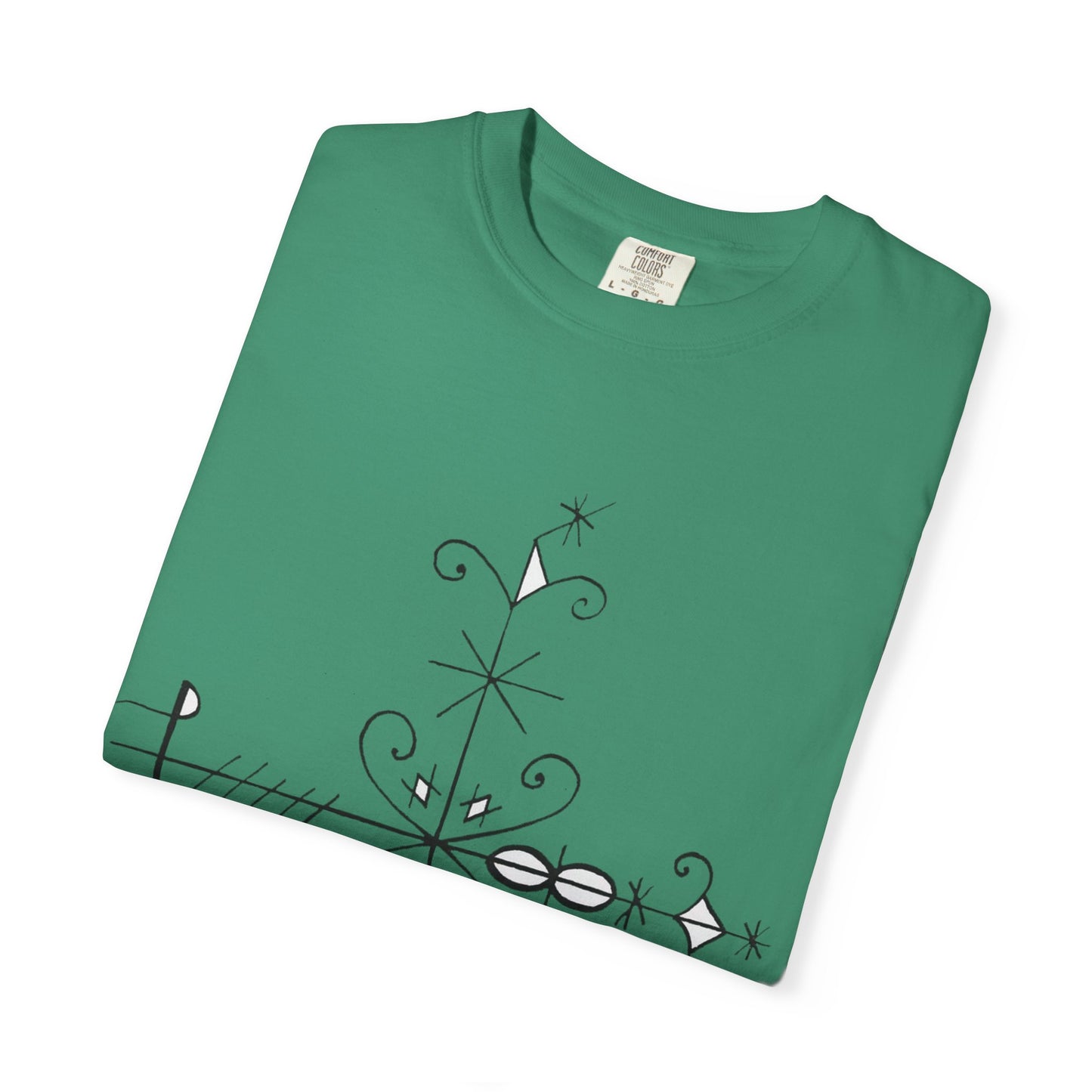 Unisex Kafou legba Dyed T-shirt