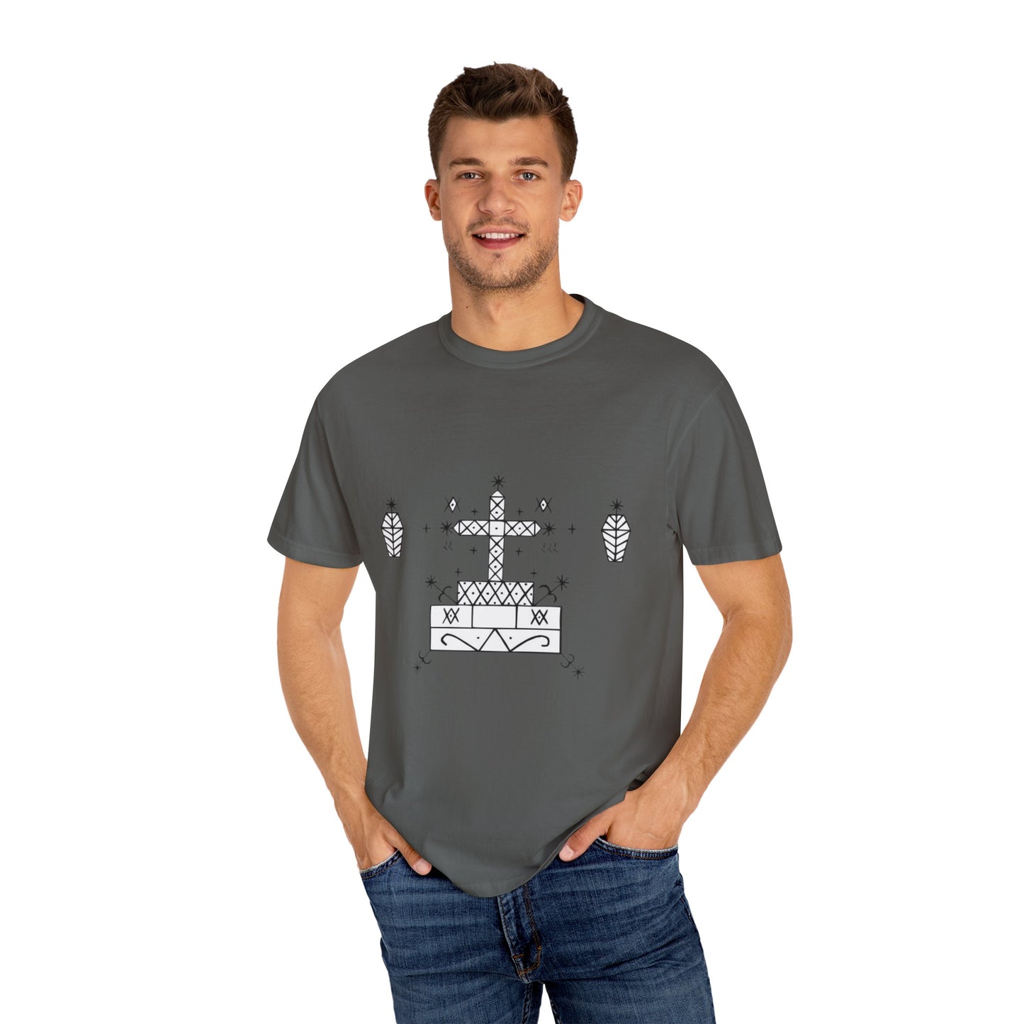 Unisex Baron Samedi Dyed T-shirt