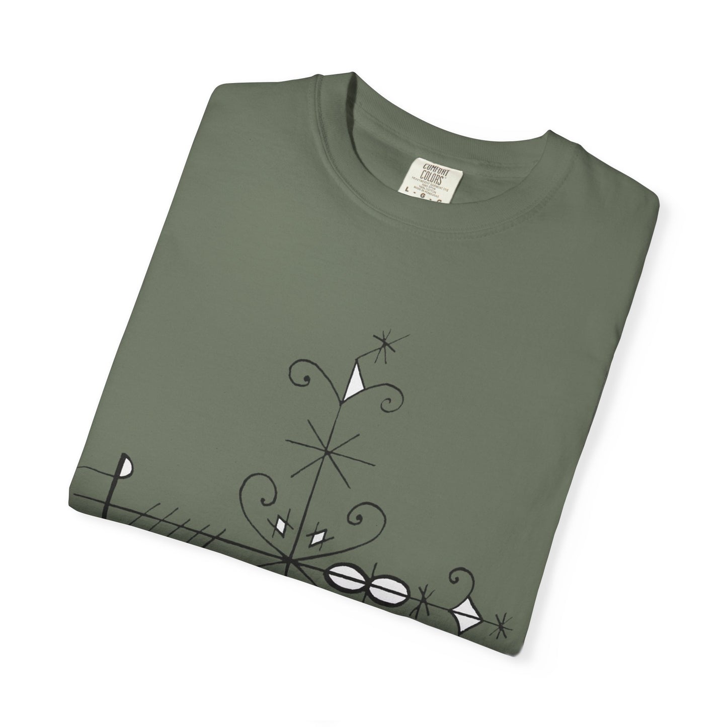 Unisex Kafou legba Dyed T-shirt