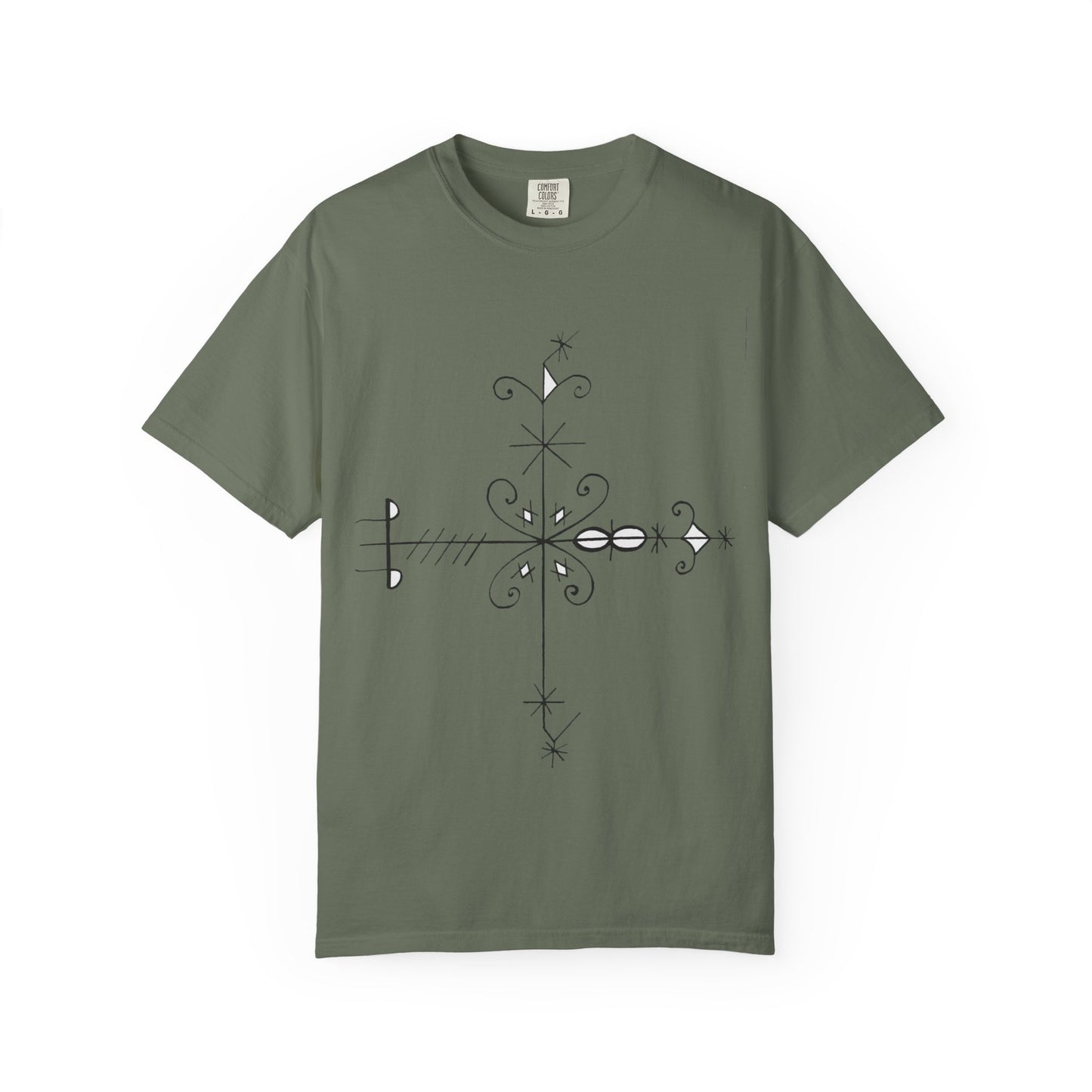 Unisex Kafou legba Dyed T-shirt