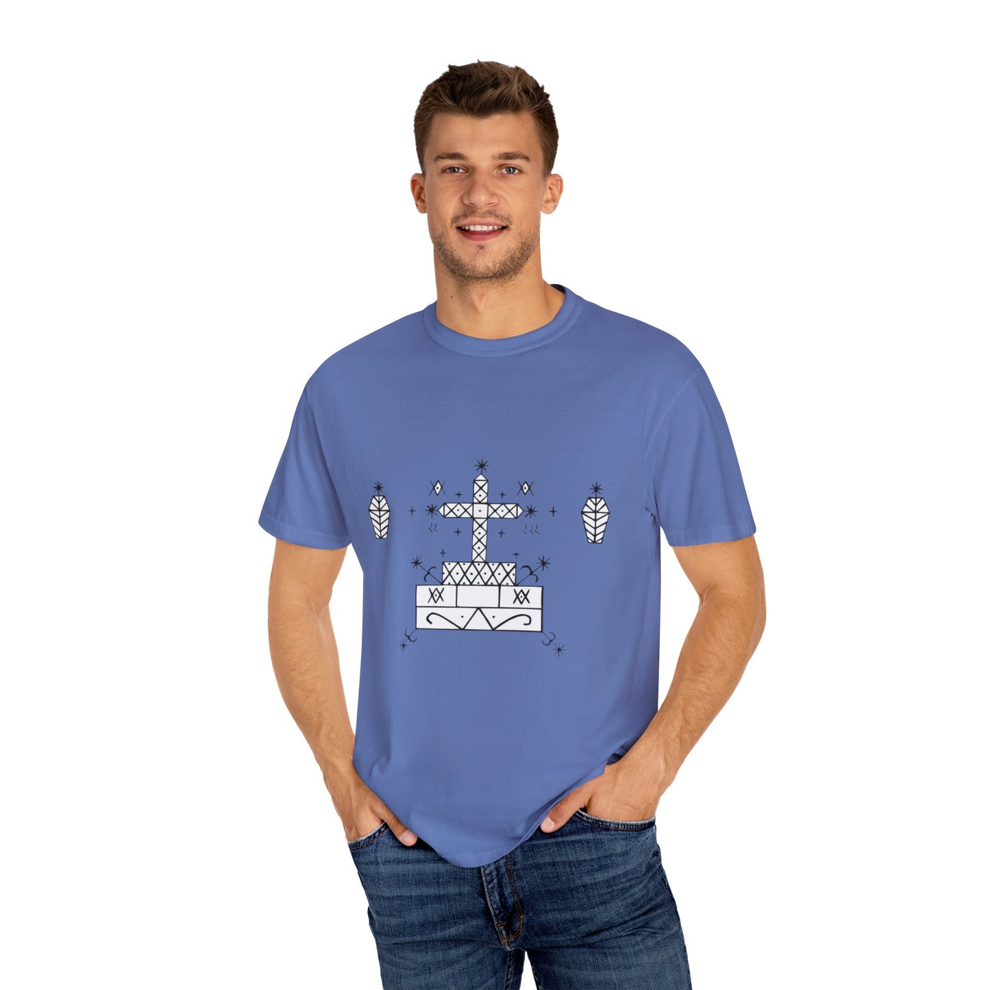 Unisex Baron Samedi Dyed T-shirt
