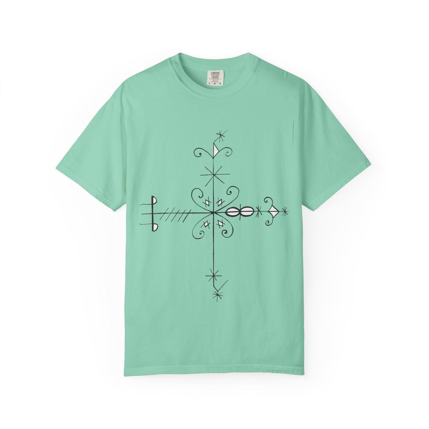 Unisex Kafou legba Dyed T-shirt