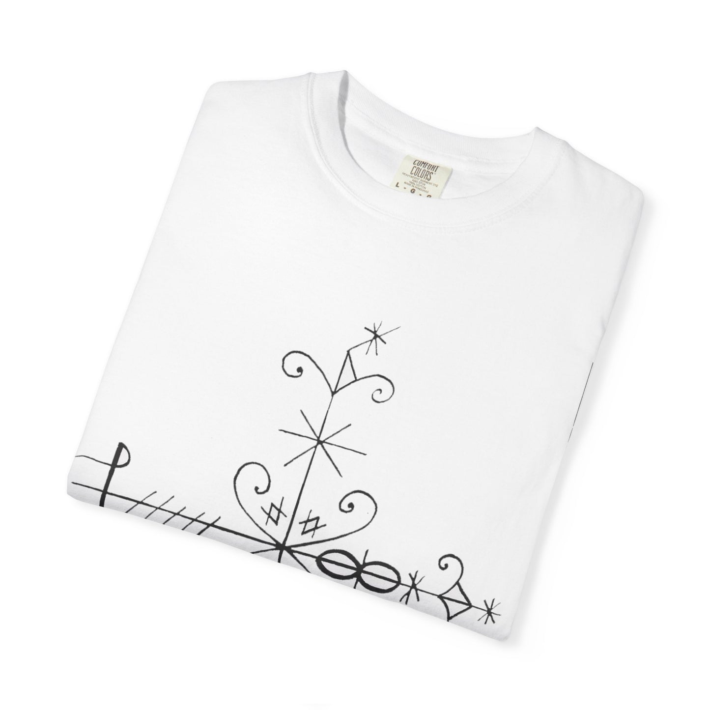 Unisex Kafou legba Dyed T-shirt