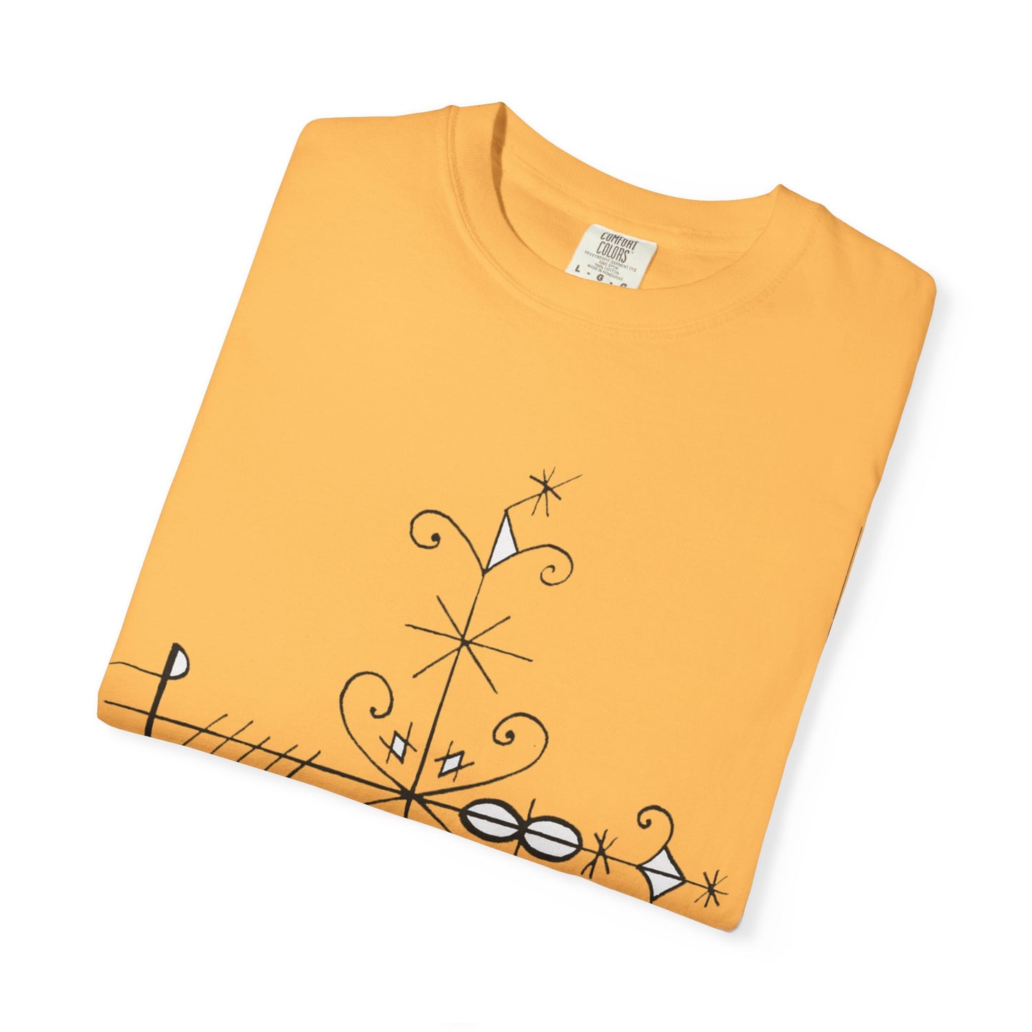 Unisex Kafou legba Dyed T-shirt