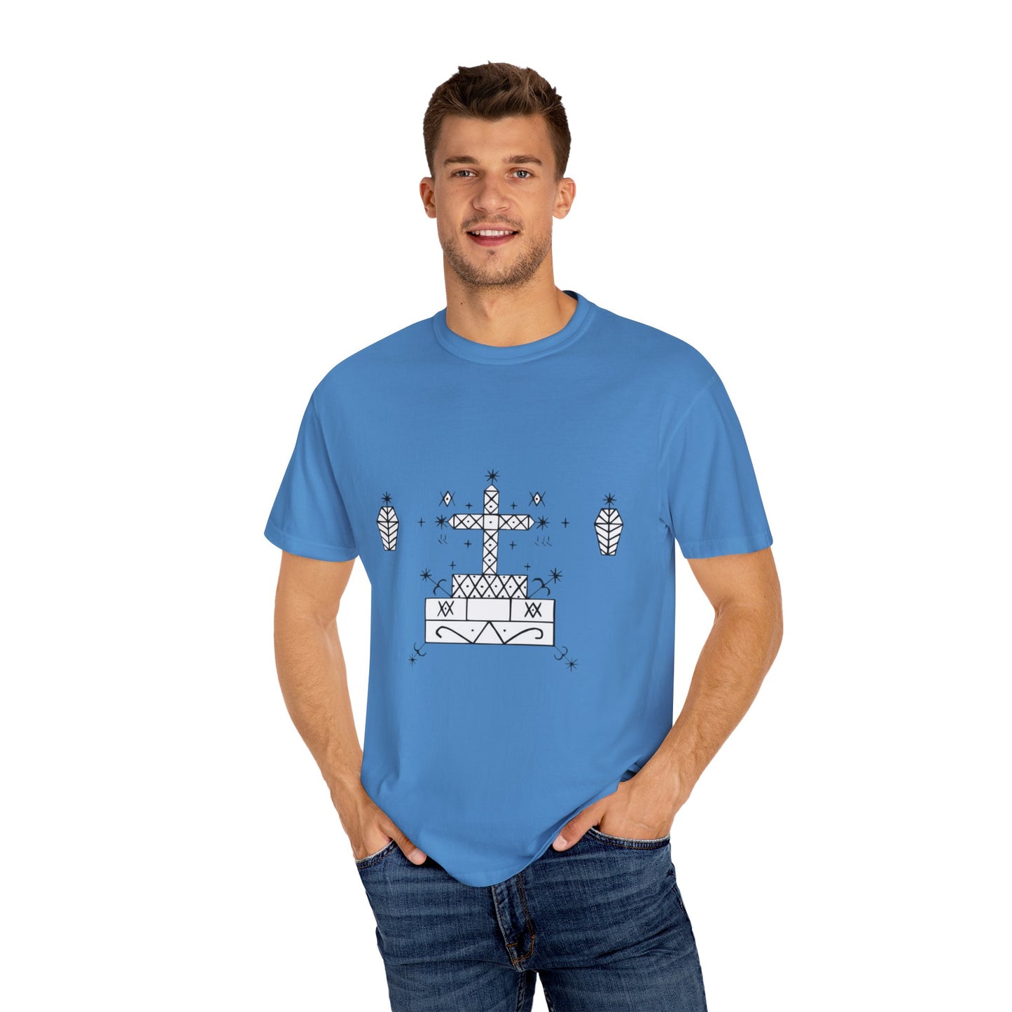 Unisex Baron Samedi Dyed T-shirt