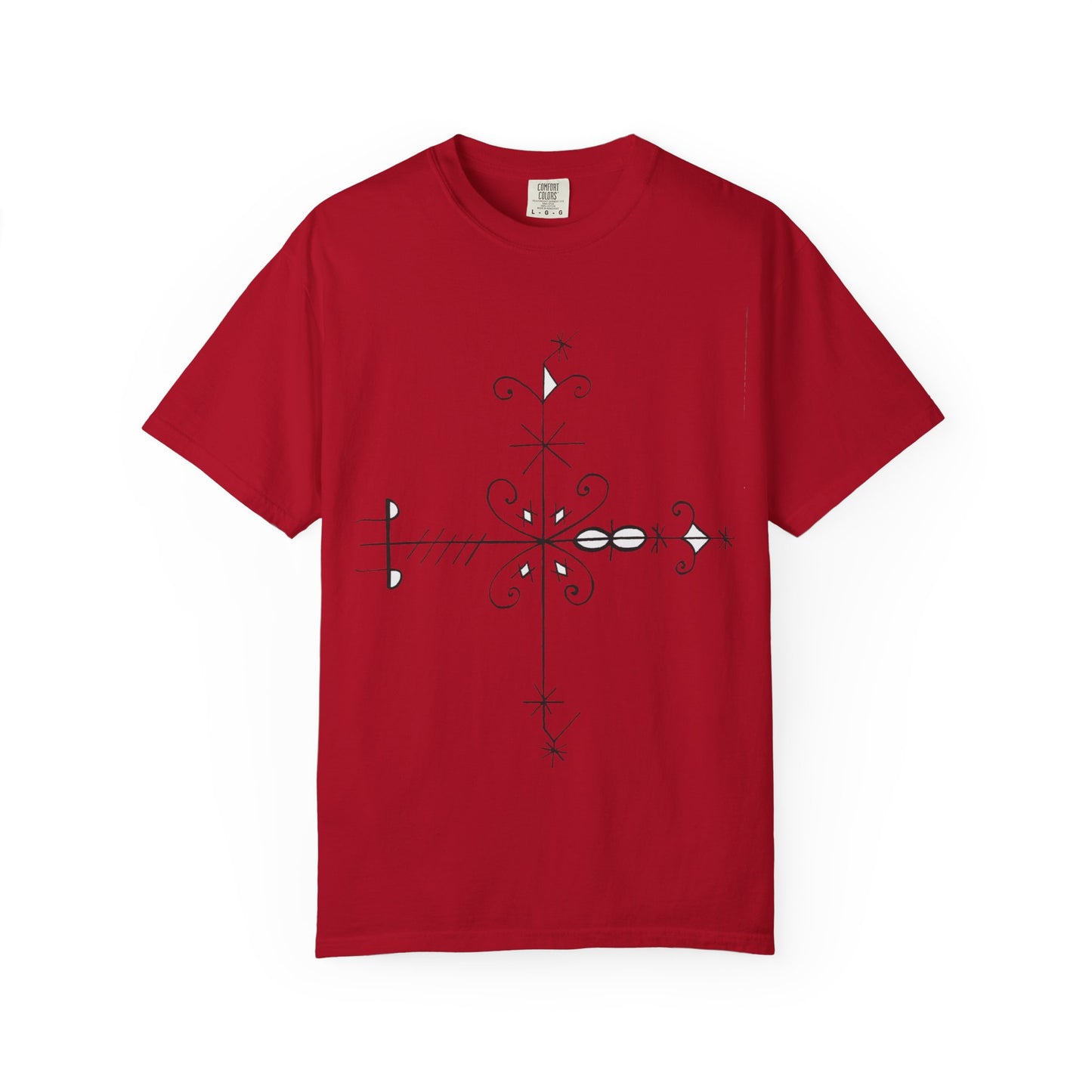 Unisex Kafou legba Dyed T-shirt