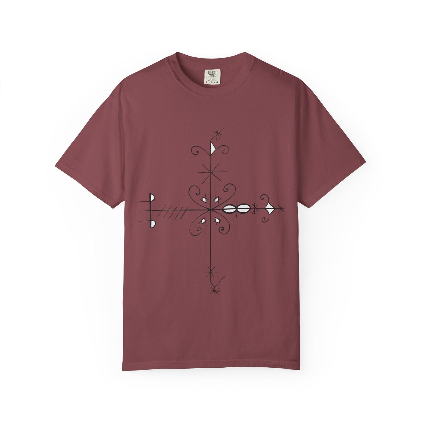 Unisex Kafou legba Dyed T-shirt