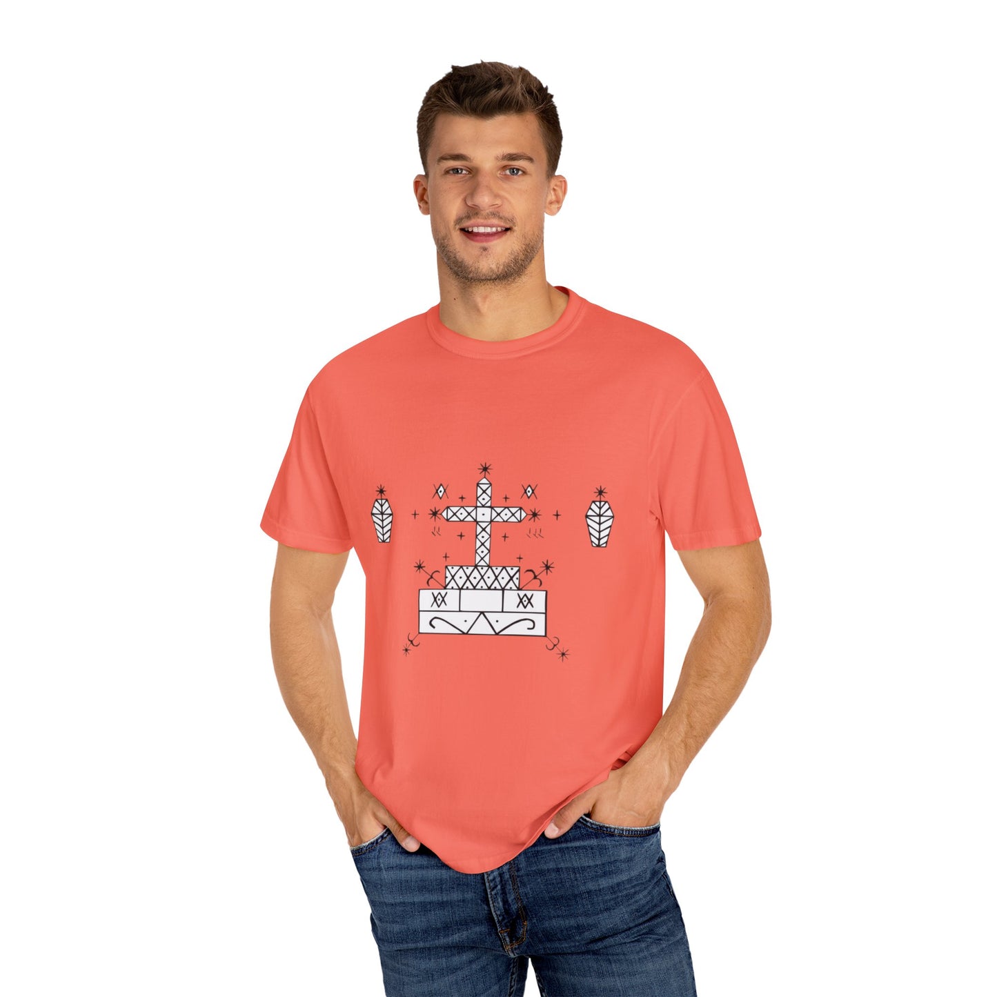 Unisex Baron Samedi Dyed T-shirt